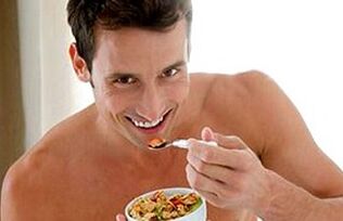 Correzione dell'alimentazione in prostatite