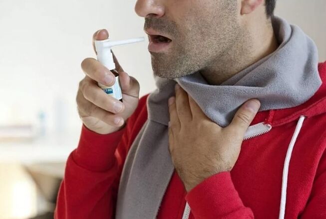 Un mal di gola può causare prostatite